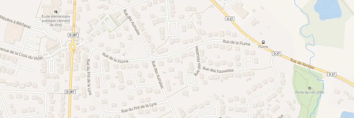 Plan du 16 Rue de la Flume à Gévezé