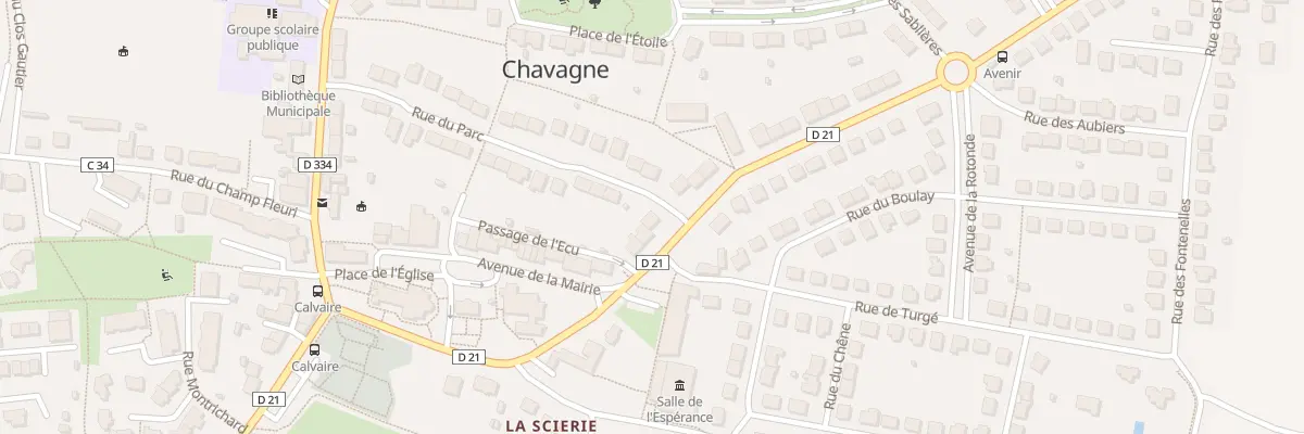 Plan du 5 Rue de l’Avenir à Chavagne