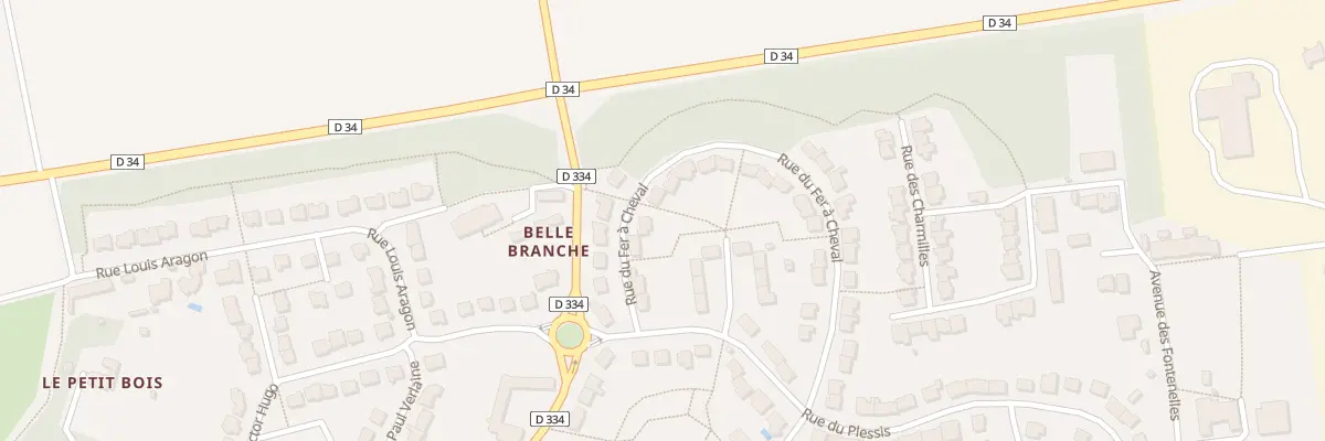 Plan du 8 Rue du Fer à Cheval à Chavagne