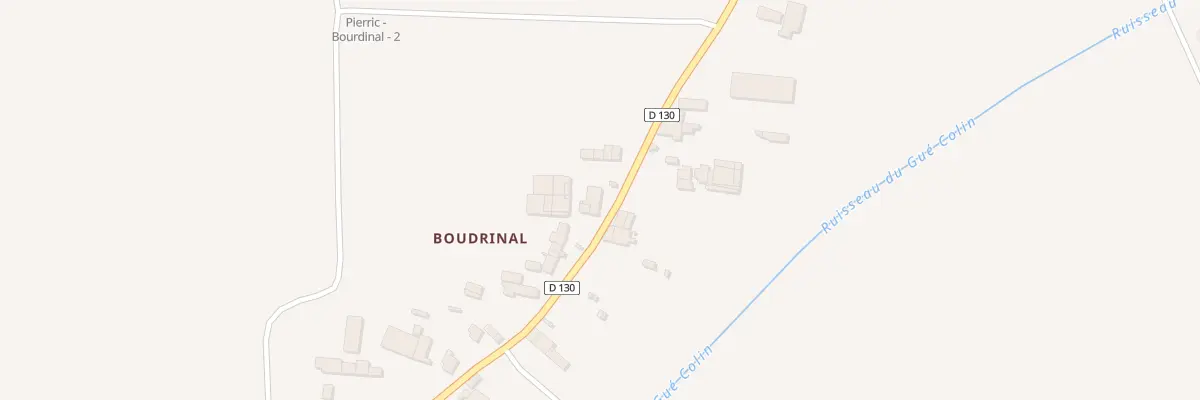 Plan du 8 Boudrinal à Pierric