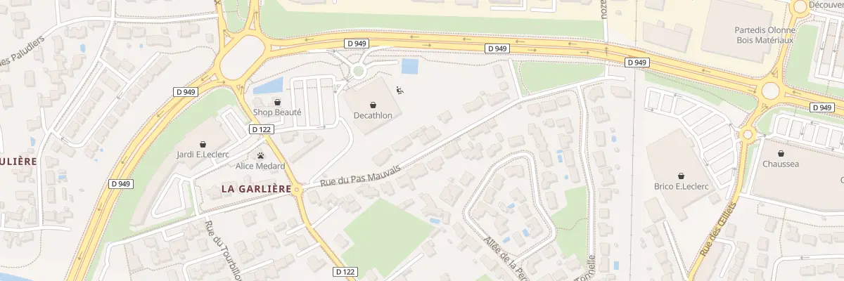 Plan du 13 Rue du Pas Mauvais aux Sables-d’Olonne