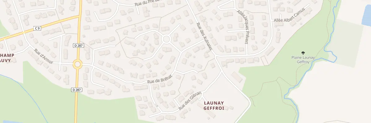 Plan du 7 Rue de Bréhat à Gévezé