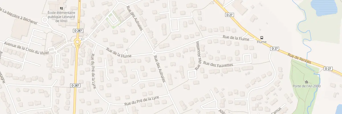 Plan du 14 Rue de la Flume à Gévezé