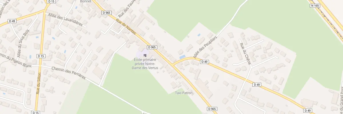 Plan du 65 Rue de Nantes au Temple-de-Bretagne