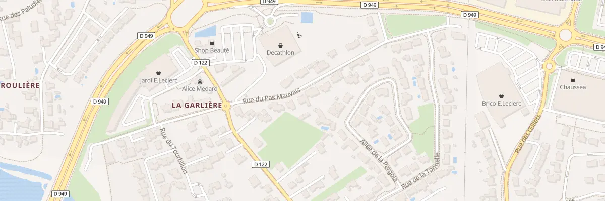 Plan du 6 Rue du Pas Mauvais aux Sables-d’Olonne