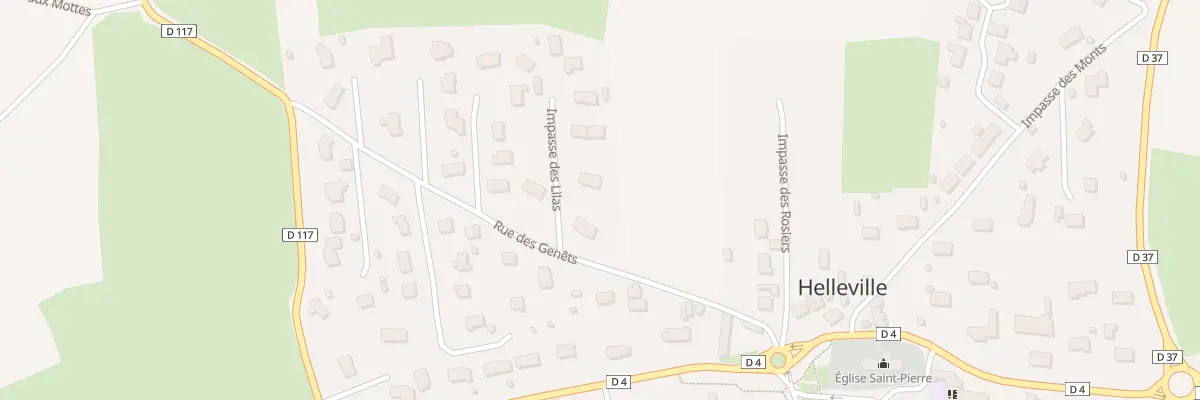Plan du 8 La Chasse A Genets à Helleville