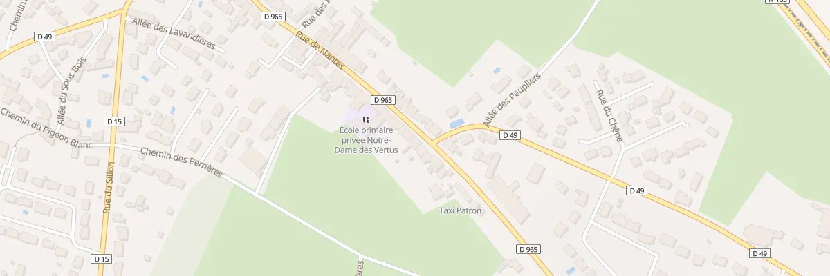 Plan du 52 Rue de Nantes au Temple-de-Bretagne