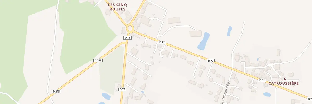 Plan du 2 Rue de la Catroussière à Paulx