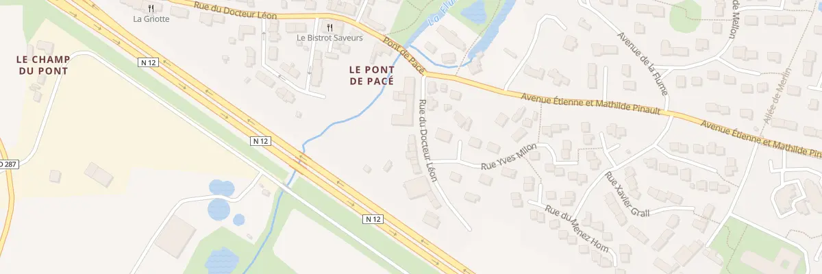 Plan du 14 Rue du Docteur Léon à Pacé