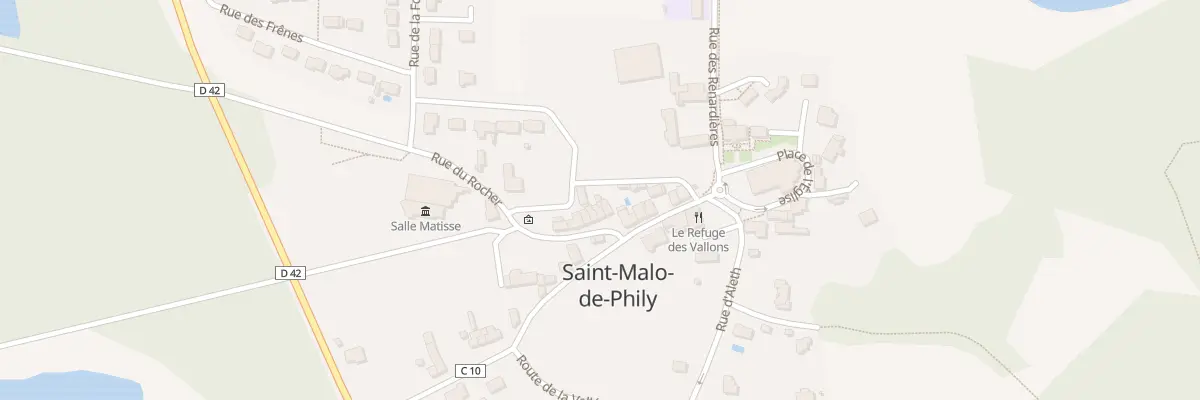Plan du 1B Le Bourg à Saint-Malo-de-Phily