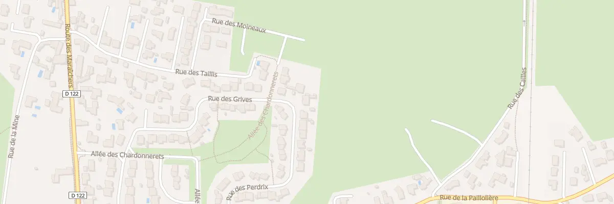 Plan du 38 Rue des Perdrix aux Sables-d’Olonne
