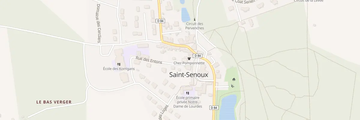 Plan du 3 Rue des Trois Huchet à Saint-Senoux