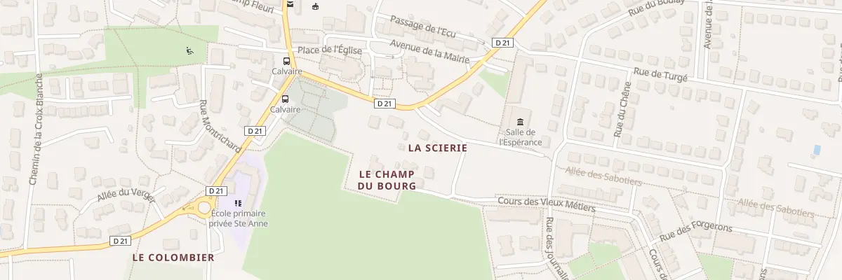 Plan du 6 Rue de l’Avenir à Chavagne