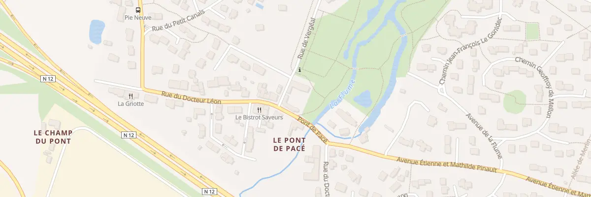Plan du 5 Rue du Docteur Léon à Pacé