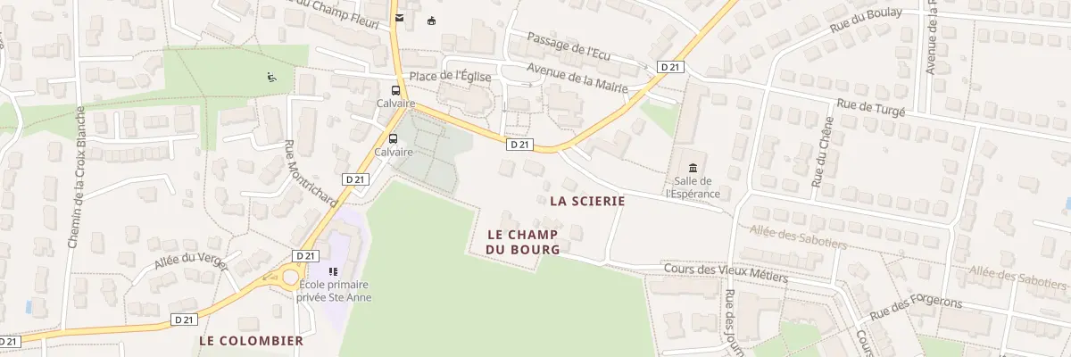 Plan du 4B Rue de l’Avenir à Chavagne