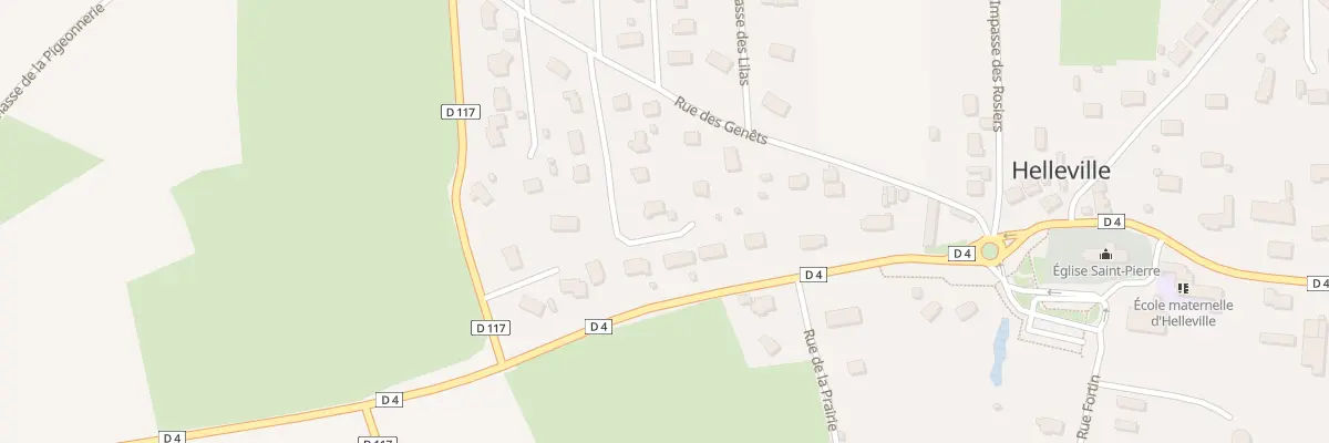 Plan du 19 La Chasse A Genets à Helleville