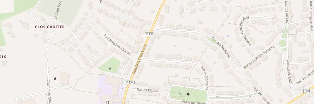 Plan du 1 Rue du Domaine à Chavagne