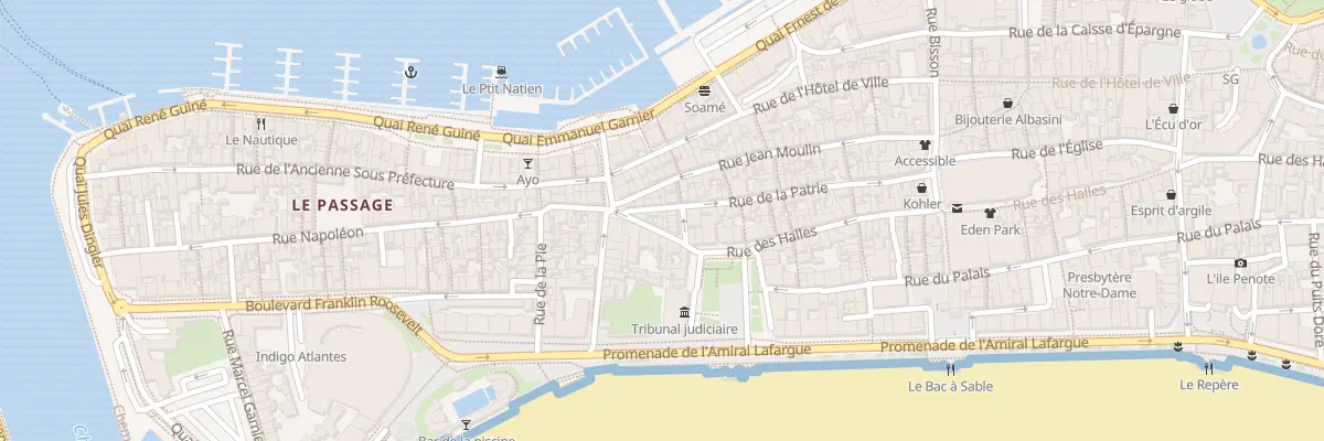 Plan du 45 Rue de la Patrie aux Sables-d’Olonne