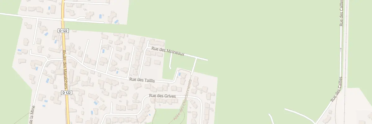 Plan du 28 Rue des Moineaux aux Sables-d’Olonne