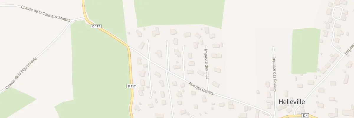 Plan du 30 La Chasse A Genets à Helleville