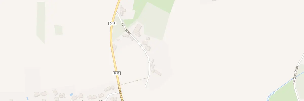 Plan du 14 Le Chatel à Fay-de-Bretagne