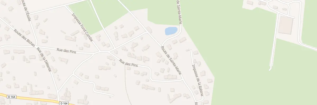 Plan du 22 Rte de Sainte Marie à Blain