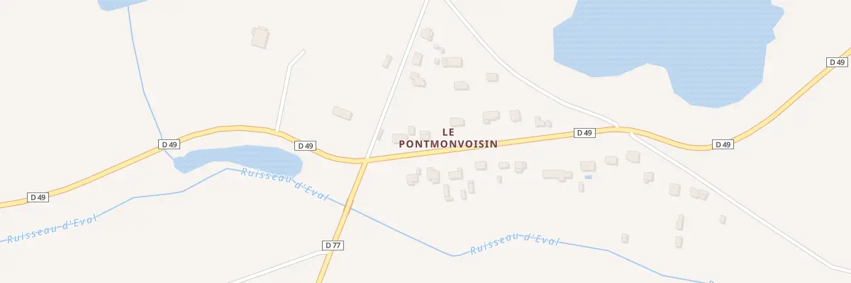 Plan du 9 Le Pont Monvoisin à Saint-Malo-de-Phily