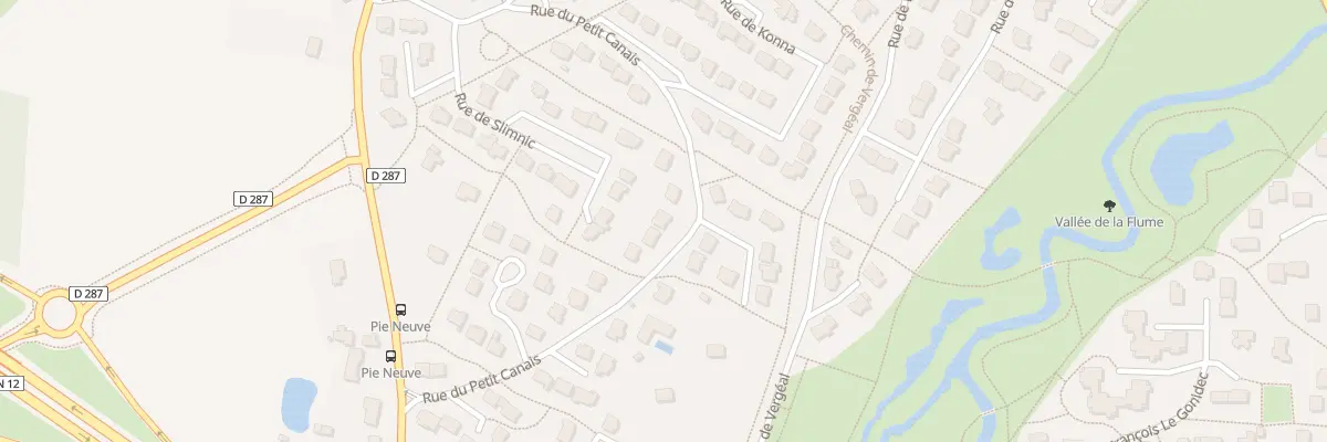 Plan du 37 Rue du Petit Canais à Pacé
