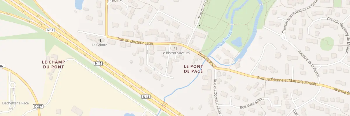 Plan du 24 Rue du Docteur Léon à Pacé
