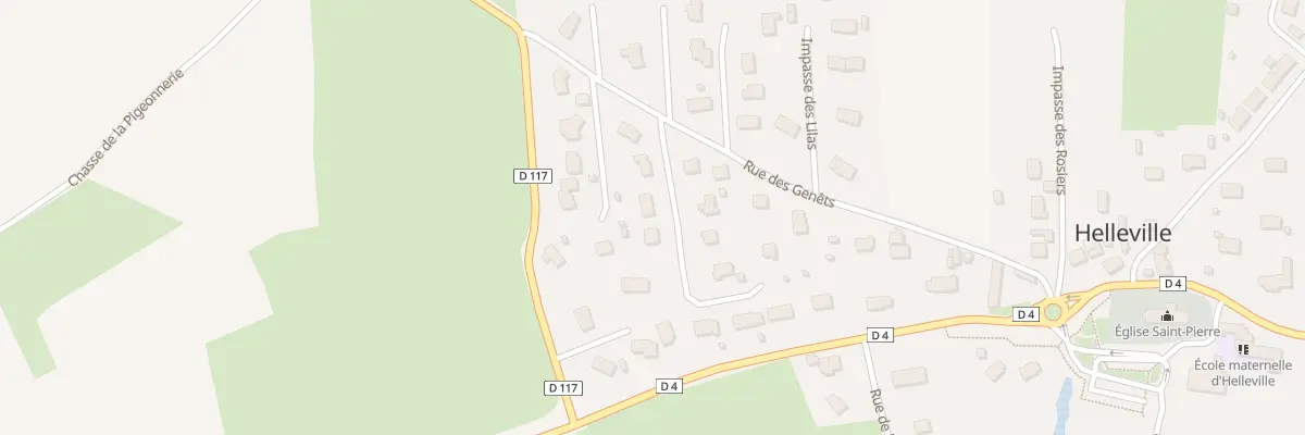 Plan du 29 La Chasse A Genets à Helleville