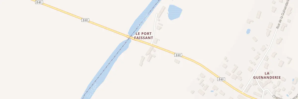 Plan du 10 Le Port Faissant à Saint-Mars-de-Coutais
