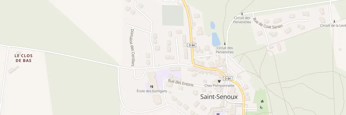 Plan du 5841 Lot Le Domaine du Fruit à Saint-Senoux