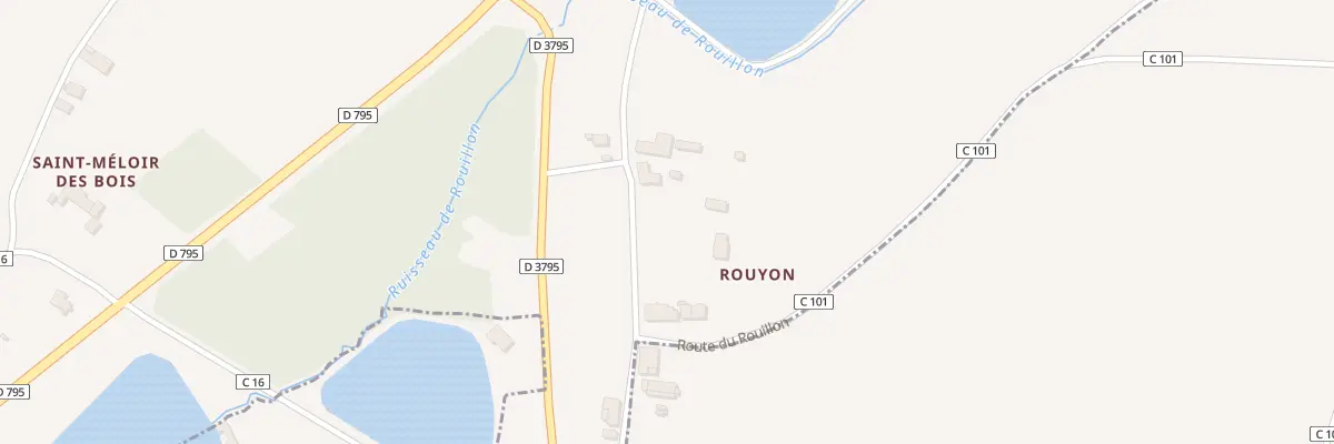 Plan du 5 Rouyon à Tinténiac