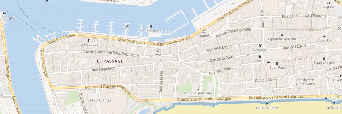 Plan du 5 Rue de l’Anc sous Prefecture aux Sables-d’Olonne