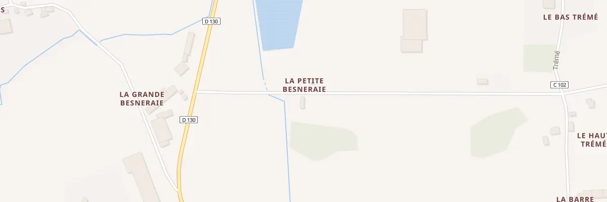 Plan du 1 La Petite Besneraie à Conquereuil