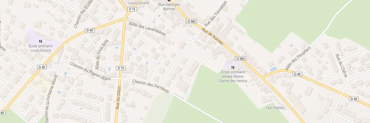 Plan du 8 All des Amandiers au Temple-de-Bretagne