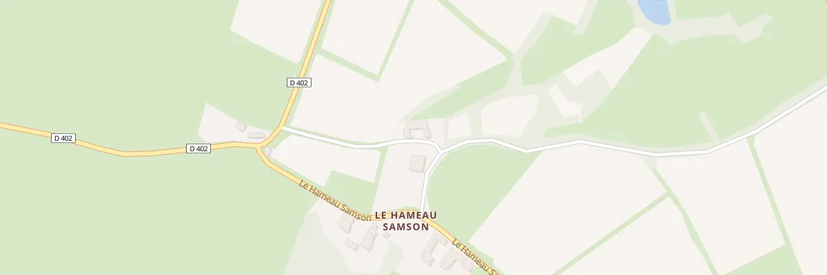 Plan du 10 Hameau Samson Rue Canurie à La Hague