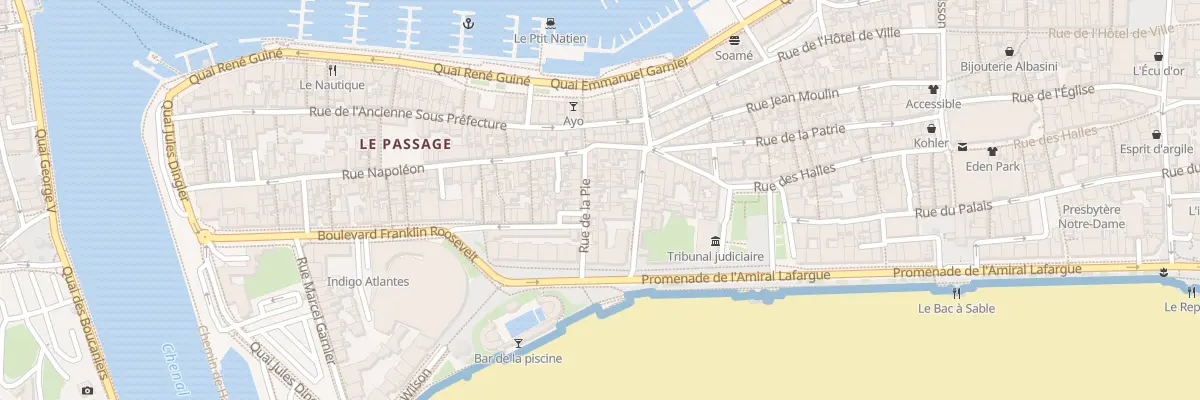 Plan du 8 Rue de la Pie aux Sables-d’Olonne