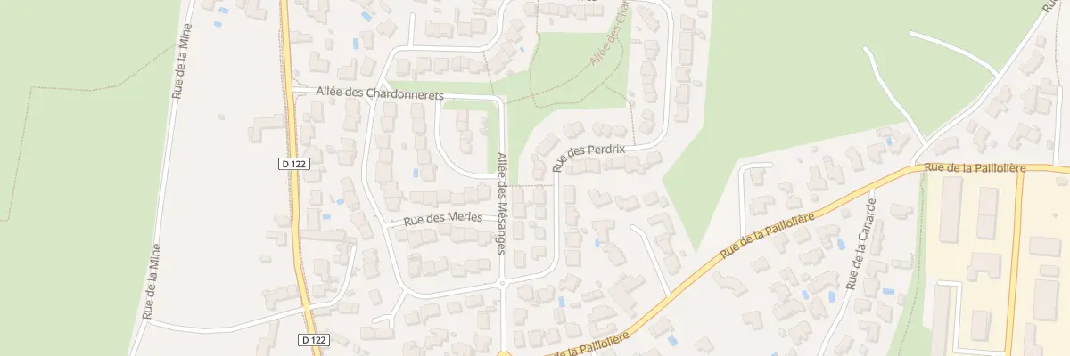Plan du 11 Rue des Perdrix aux Sables-d’Olonne