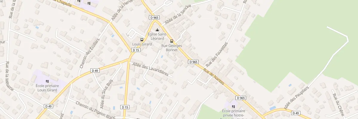 Plan du 16 Rue de Nantes au Temple-de-Bretagne