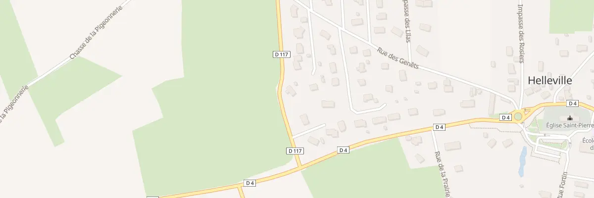 Plan du 45 La Chasse A Genets à Helleville