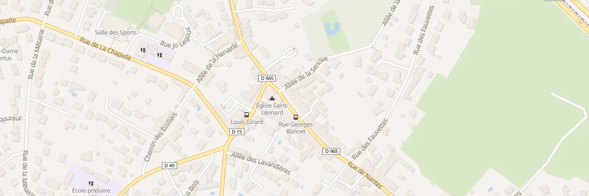 Plan du 7 Rue de Nantes au Temple-de-Bretagne