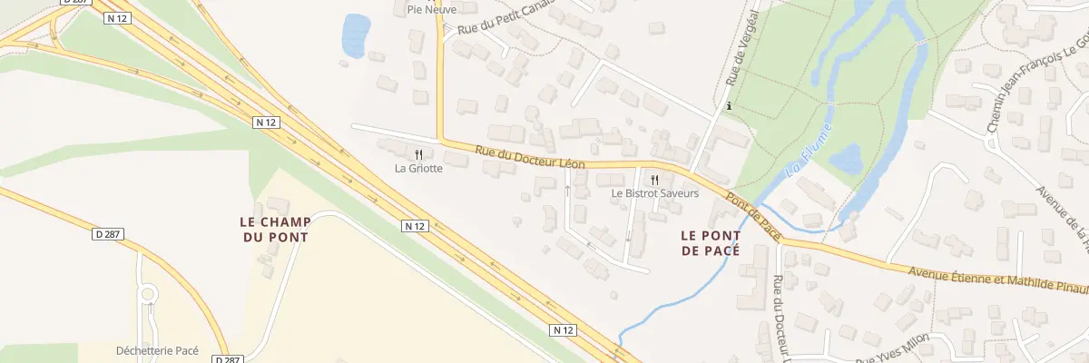 Plan du 34 Rue du Docteur Léon à Pacé