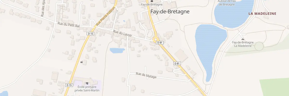 Plan du 26 Rue du lavoir à Fay-de-Bretagne