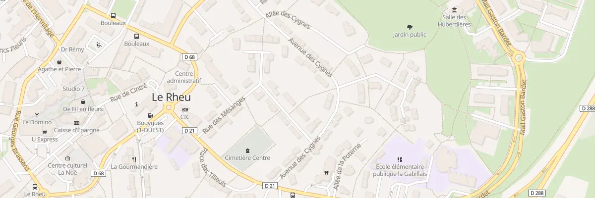 Plan du 6 Rue des Fauvettes au Rheu