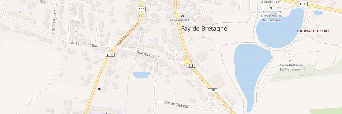 Plan du 15 Rue du lavoir à Fay-de-Bretagne