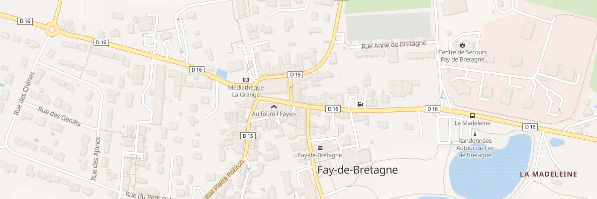 Plan du 1T Rue de la madeleine à Fay-de-Bretagne