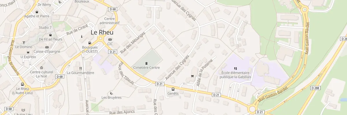 Plan du 1 Rue des Fauvettes au Rheu
