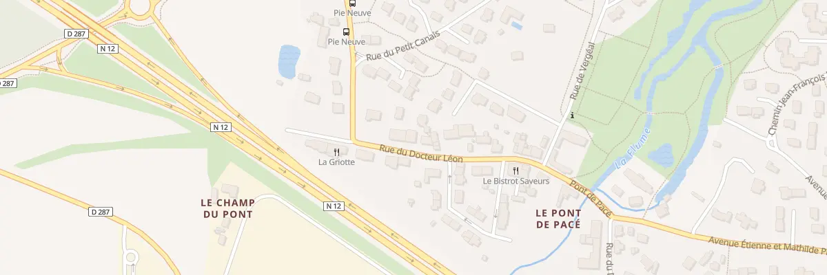 Plan du 21B Rue du Docteur Léon à Pacé