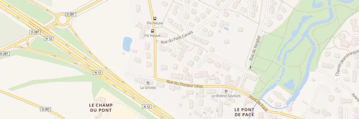 Plan du 6043 Rue du Petit Canais à Pacé